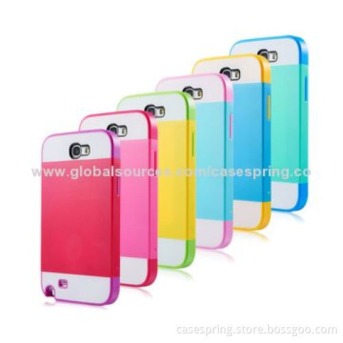 Double Color Silicone Mobile Phone Sets Ultra-thin Silicone Case for Samsung